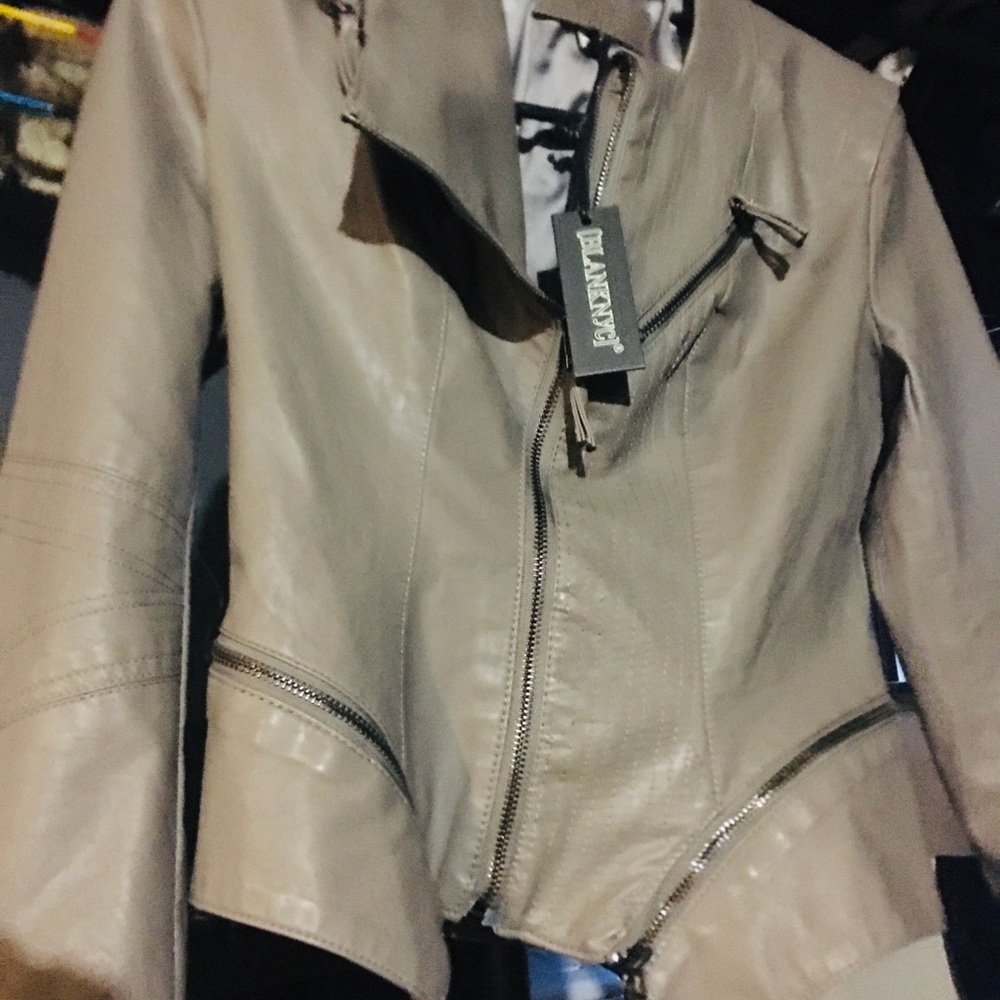 BlankNyC Leather Bomber Jacket